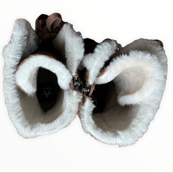 🆕 Aquatalia Suede/Shearling Boot With Side Zip - Picture 9 of 14